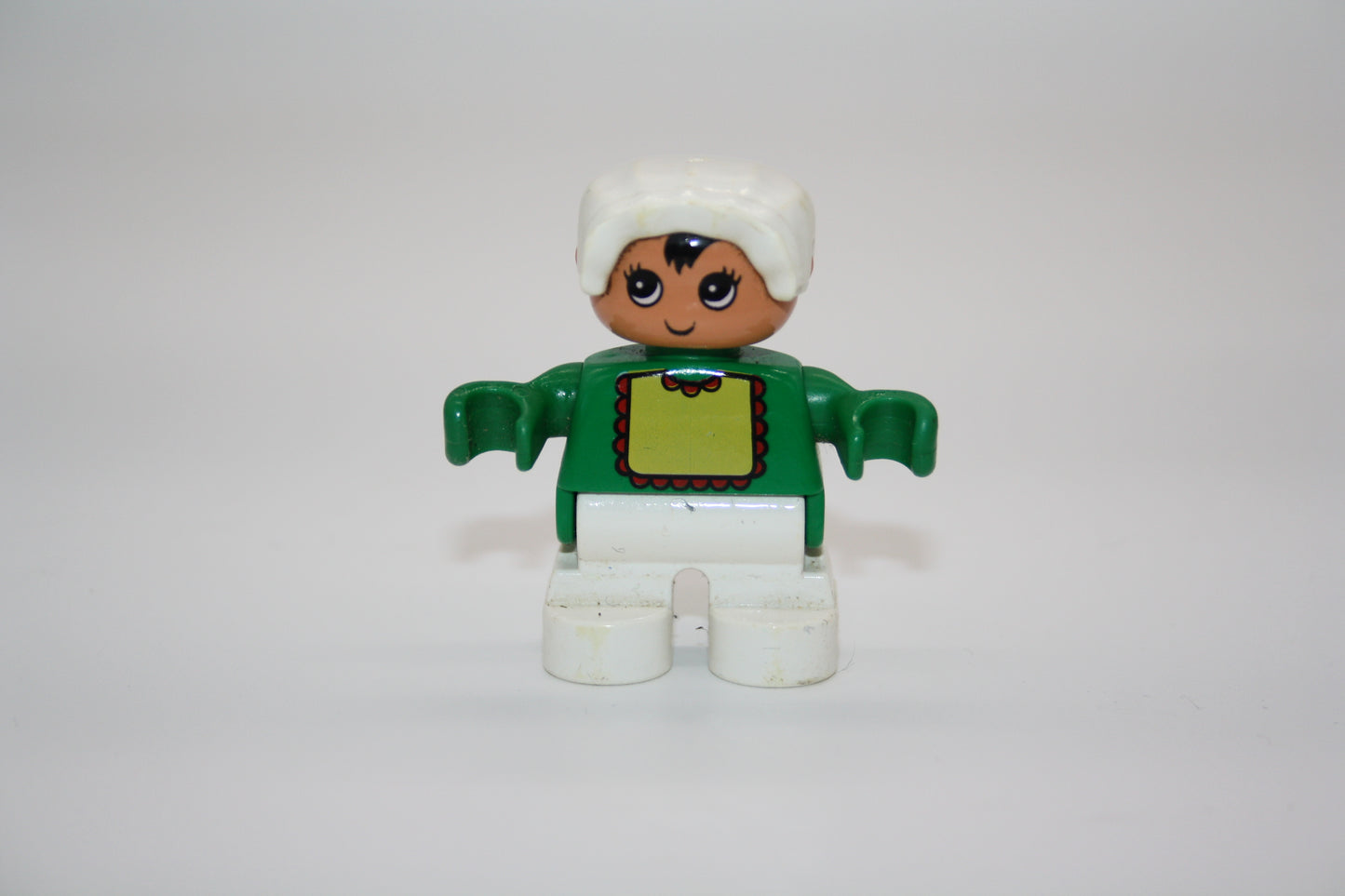 Duplo - Baby - weiße Hose/grünes Oberteil - Figur