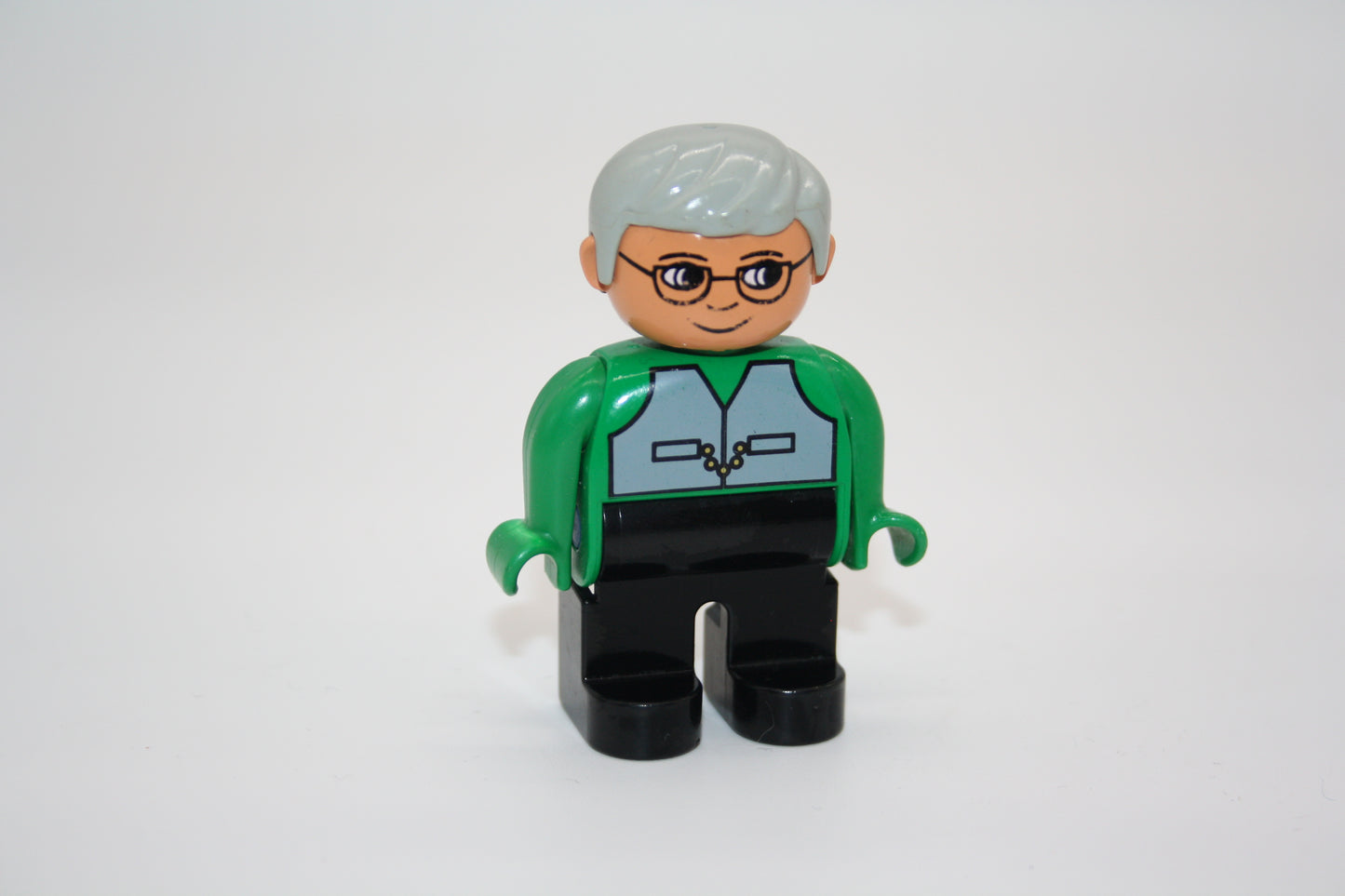 Duplo - Opa alt - schwarze Hose/grünes Oberteil - Mann - Figur