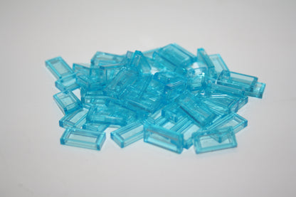 LEGO® - 1x2 Fliese - Transparent hellblau - 3069b - 1x-500x Sparpaket