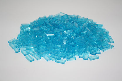 LEGO® - 1x2 Fliese - Transparent hellblau - 3069b - 1x-500x Sparpaket