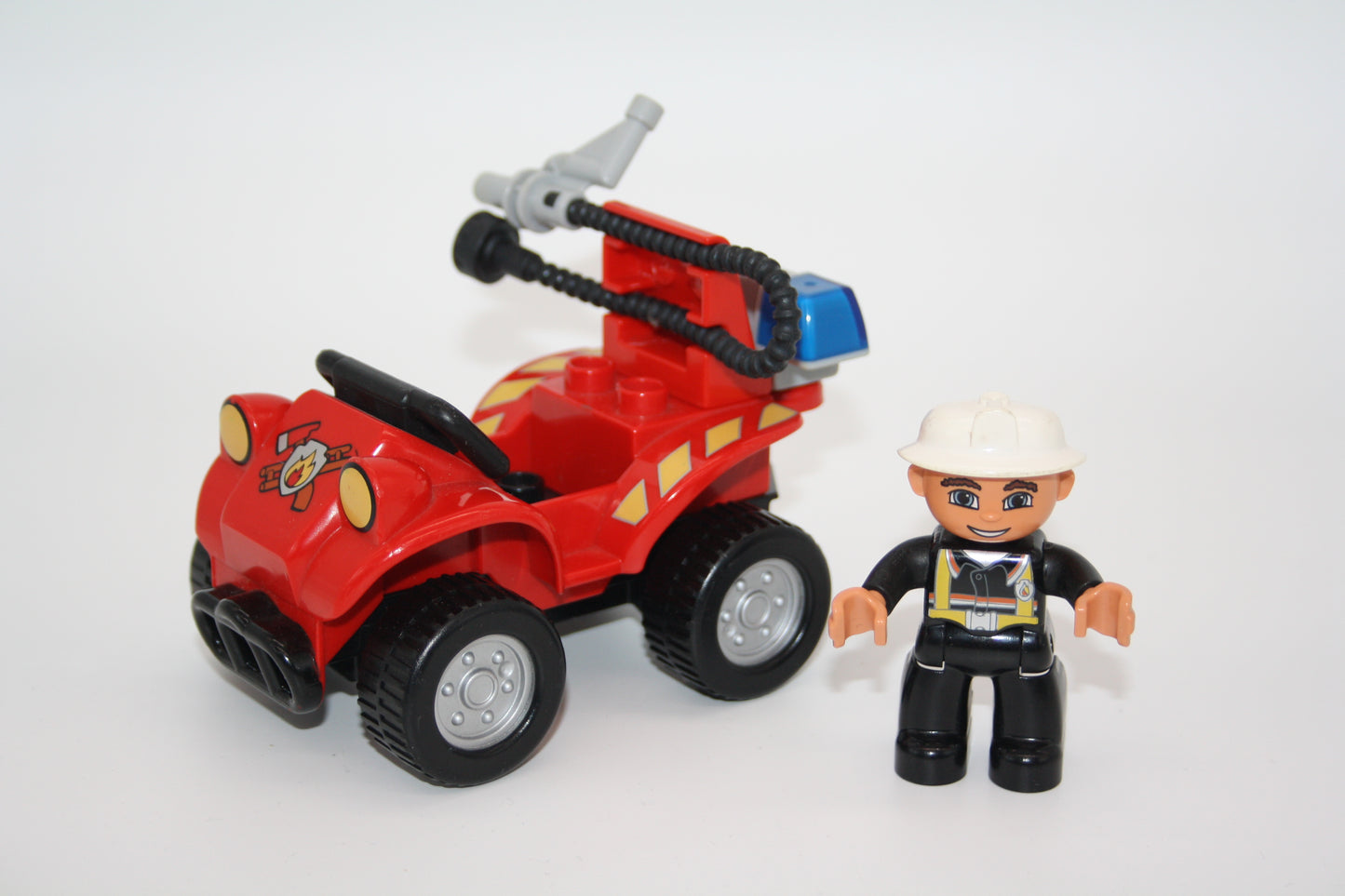 Duplo - Feuerwehrmann mit Fahrzeug & Zubehör