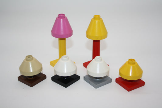 Duplo - Lampen - Stehlampen/Nachttischlampen - versch. Varianten - Einrichtung - Möbel - Zusammengebaut