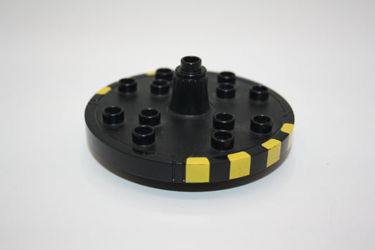 Duplo - Karussell/Drehplatte für Koffer am Flughafen  - grau orange - Einzelteil - Zubehör