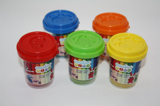 Knete kl. Becher - versch. Farben - Creative Kids - Sonderposten