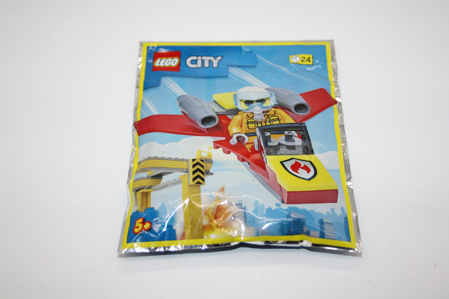 LEGO® - Feuerwehrflugzeug mit Figur - Minifigur - Polybag - Neu/ungeöffnet - City