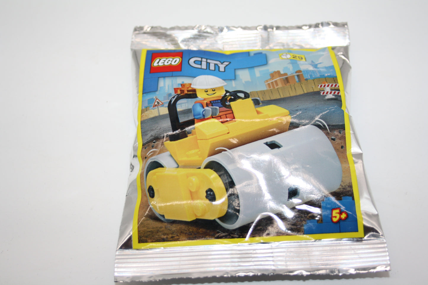 LEGO® - Walze mit Figur - Minifigur - Polybag - Neu/ungeöffnet - City