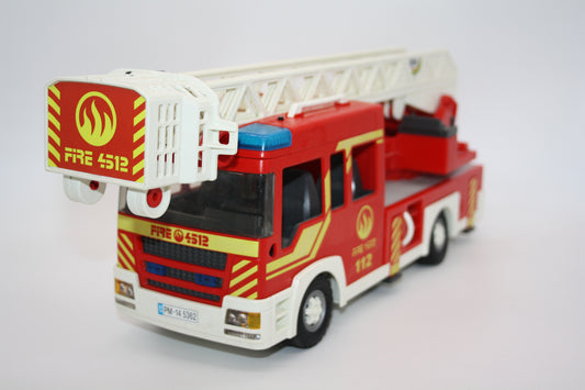 Playmobil® - Feuerwehr Leiterwagen m. Drehleiter - rotes Dach