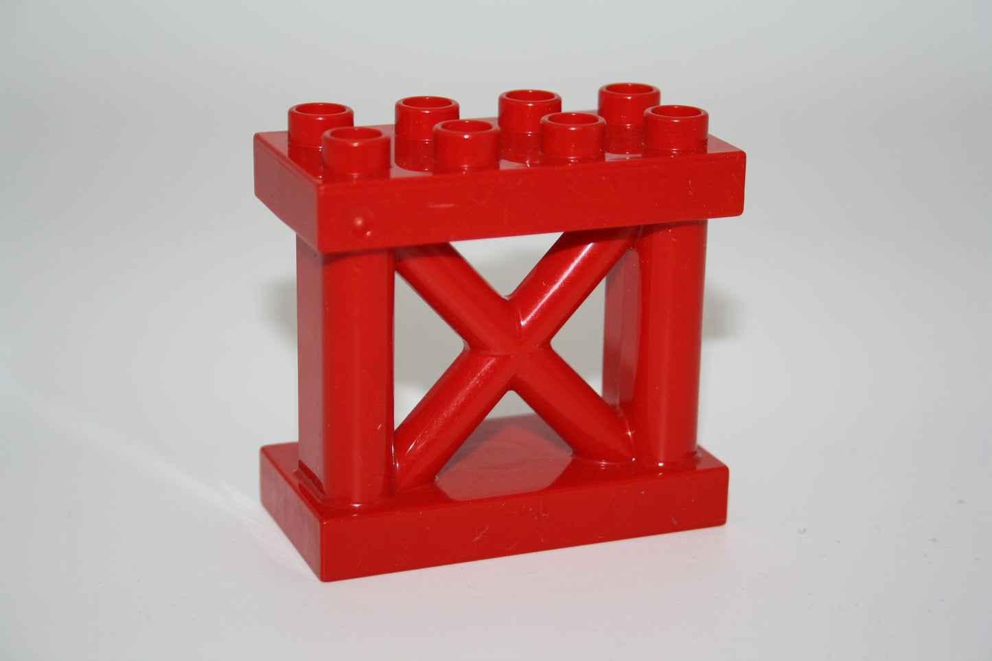 Duplo - 2x4 Noppen Stütze/Säule/Gerüst - rot - Einrichtung - Bauelement