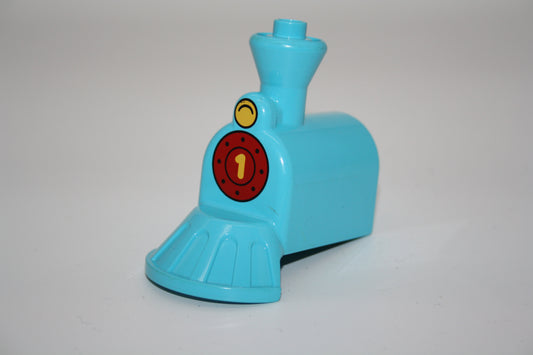 Duplo - Kamin für Schiebelok mit Aufdruck - Eisenbahn