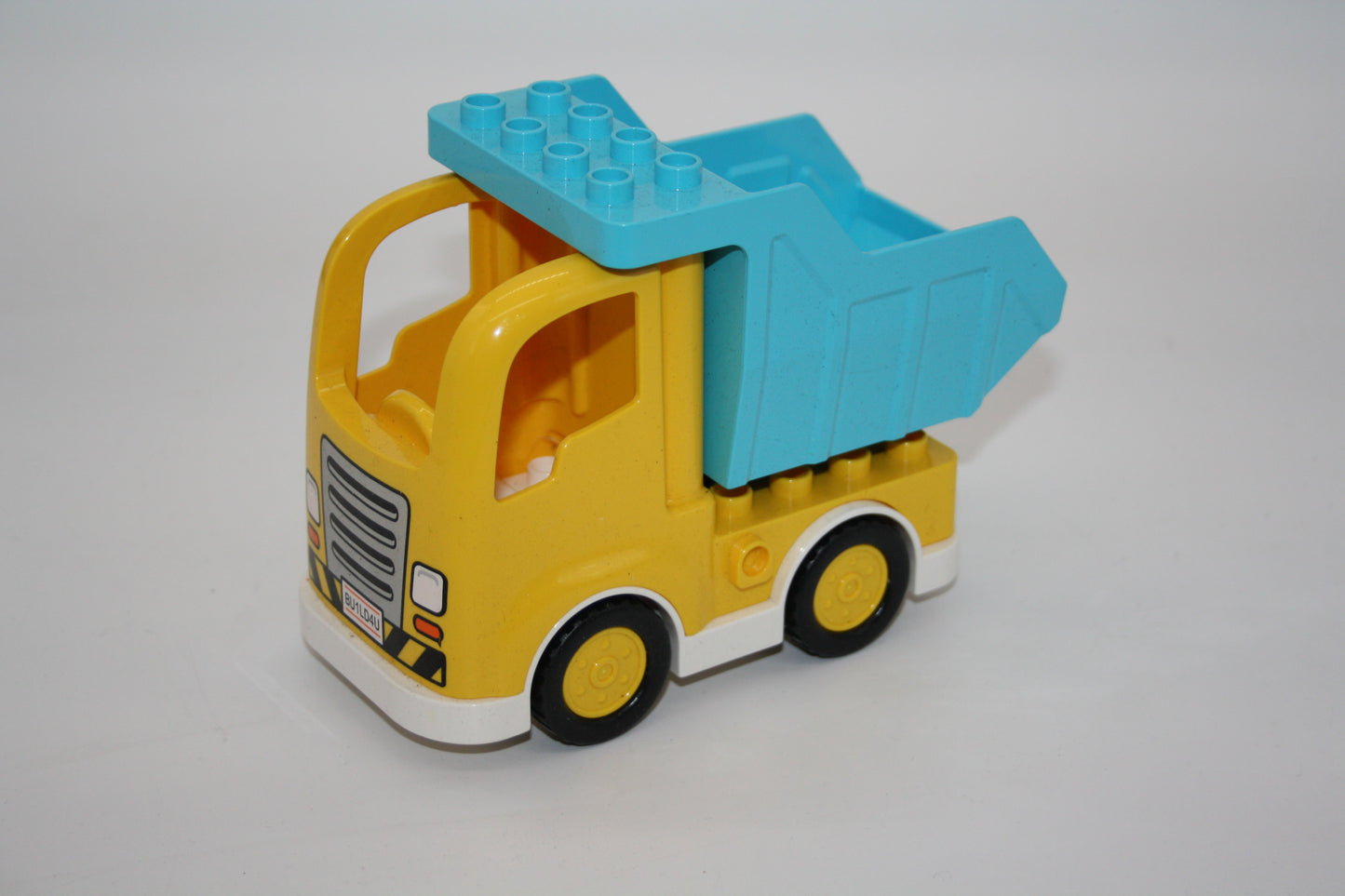 Duplo - Kipplaster m. Funktion - gelb/hellblau - Baustelle - LKW/Lastwagen - Fahrzeuge