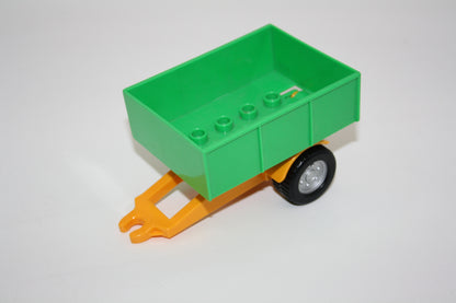 Duplo - Anhänger m. Kippfunktion - zuf. Farbe - Anhänger - Fahrzeuge