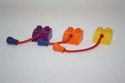 Duplo - Affenschaukel m. Halterung - versch. Farben - Motivstein