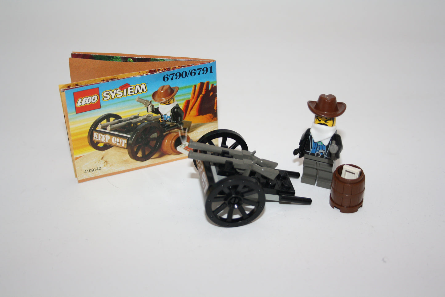 LEGO® Western - Set 6790 Bandit with Gun-Bandit mit Pistole - Wilder Westen/Wild West - inkl. BA