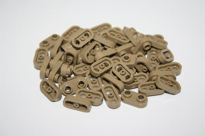 LEGO® - 1x2 Platte rund mit offenen Noppen/ Plate round with open Studs- dunkelbeige/dark Tan - 2540 - 6x-100x Sparpaket