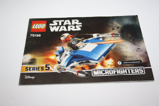 LEGO® Star Wars - 75125 A-Wing vs. TIE Silencer - A-Wing - OBA/Bauanleitung