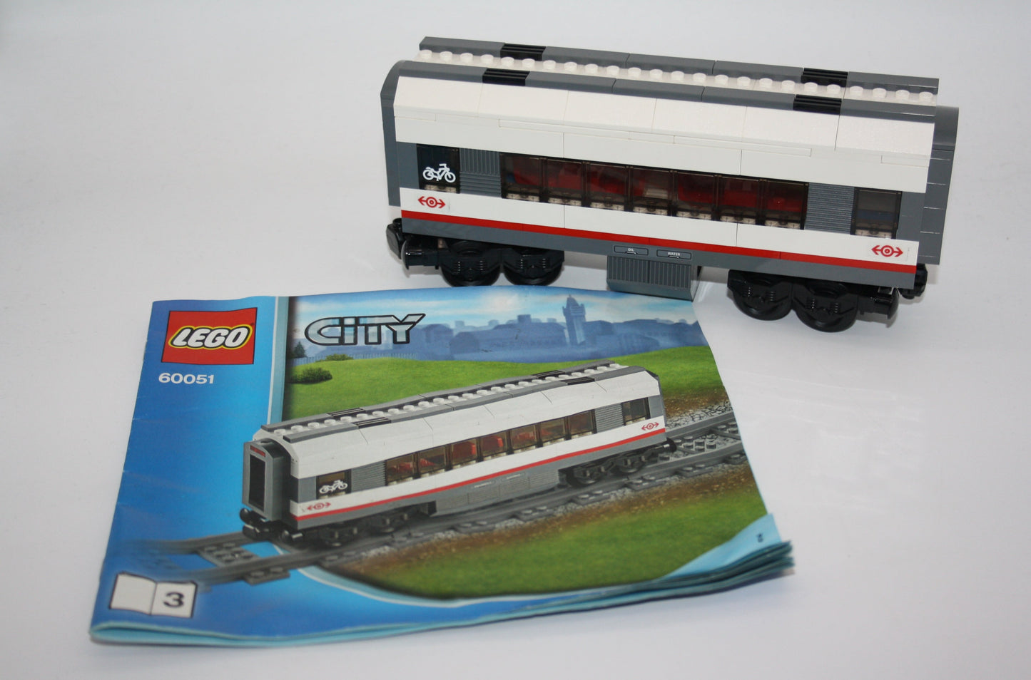 LEGO® City/Eisenbahn - ICE Mittelwagen aus 60051 - Waggon/Wagon - inkl. BA