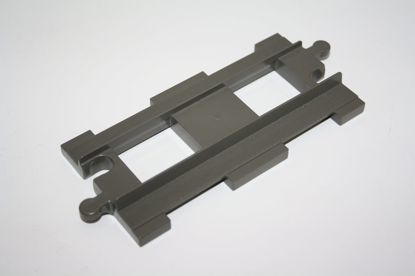 Duplo - Gerade Gleise  - altgrau/dunkelgrau - Schienen - Eisenbahn