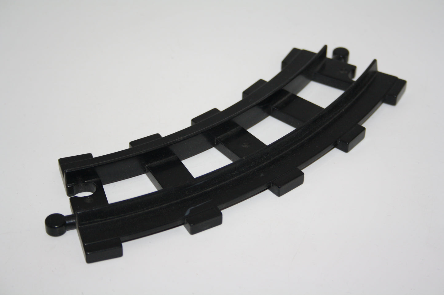 Duplo - Kurve/Gebogenes Gleis - schwarz - Schienen - Eisenbahn