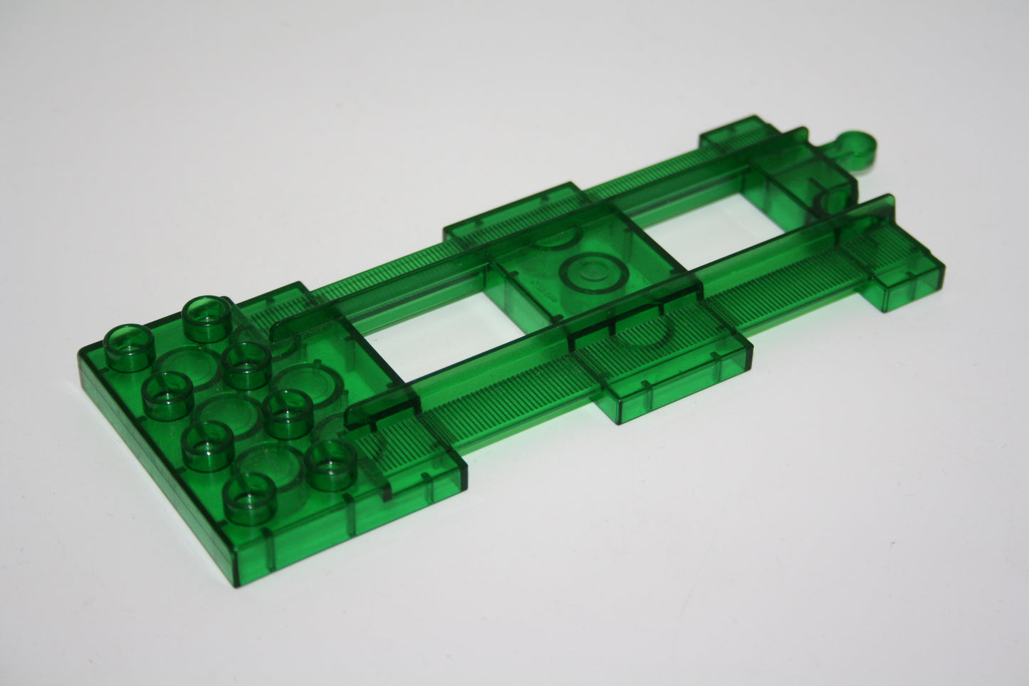 Duplo - Entgleis - grün-transparent - Schienen - Eisenbahn