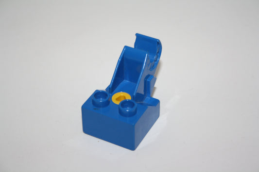 Duplo Toolo - 2x2 Stein mit abgewinkeltem Clip - 6285c01 - blau - Ersatzteil