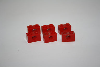 LEGO® Technik - 1x2 Brick/Stein/Lochbalken mit Loch - rot - 3700 - 6-13x Sparpaket