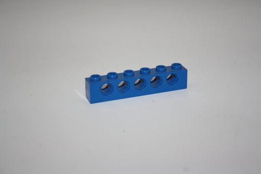 LEGO® Technik - 1x6 Brick/Stein mit Loch/Löchern - blau - 3894 - Steine/Bricks
