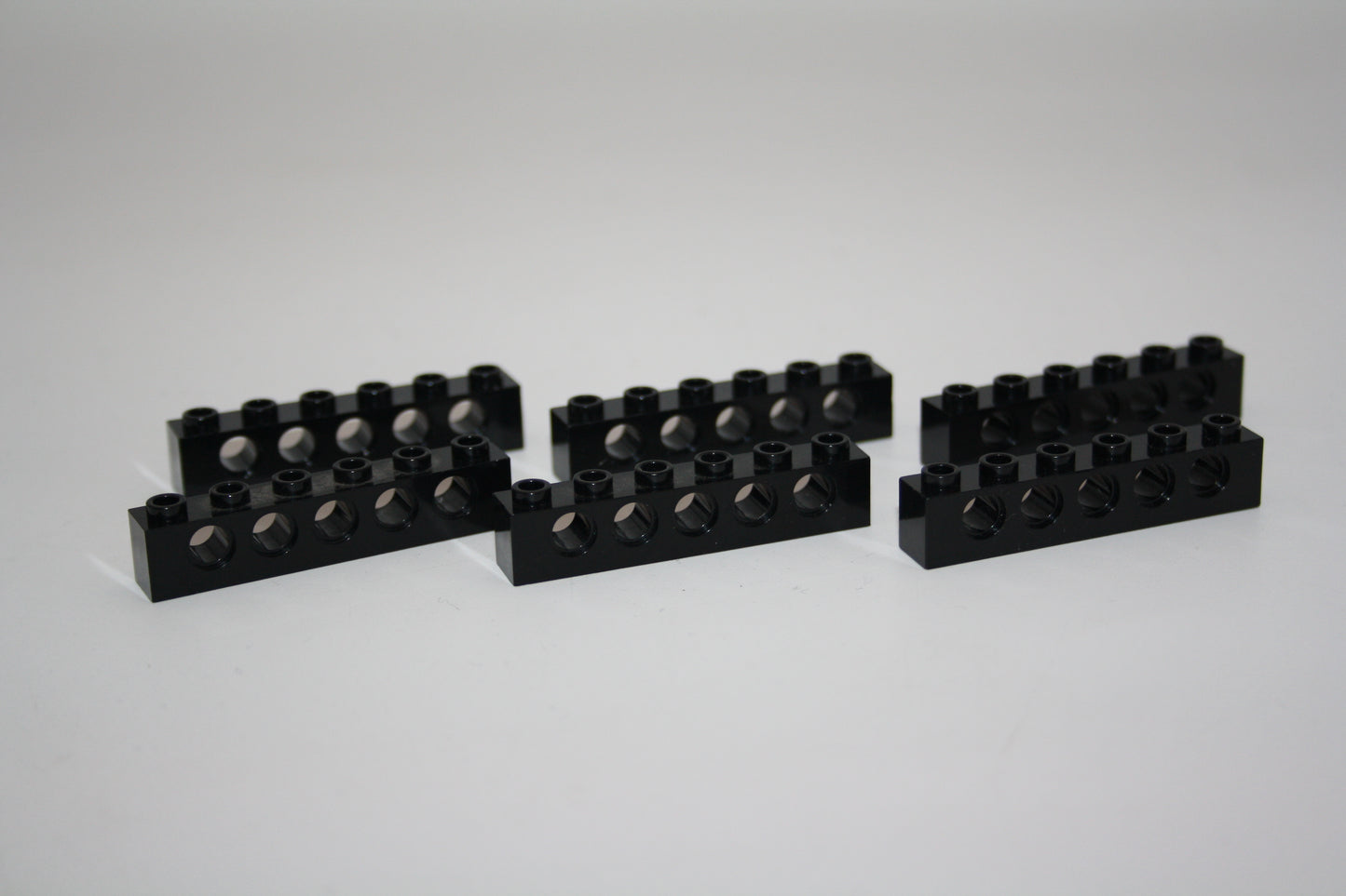 LEGO® Technik - 1x6 Brick/Stein/Lochbalken mit Loch - schwarz - 3894 - 6-13x Sparpaket