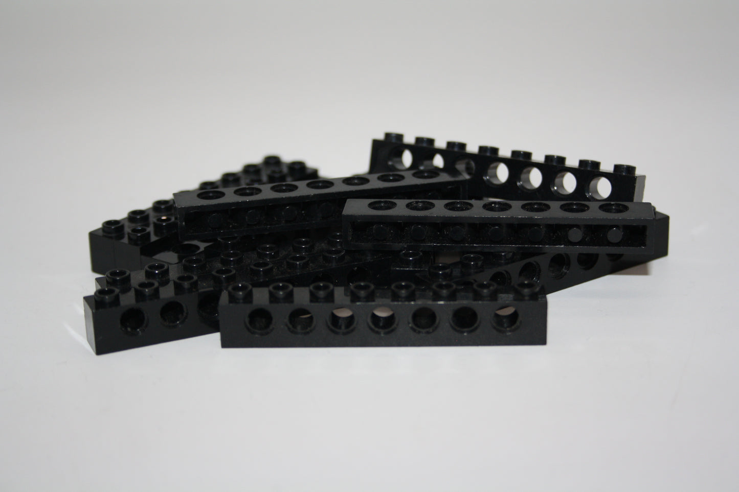 LEGO® Technik - 1x8 Brick/Stein/Lochbalken mit Loch - schwarz - 3702 - 6-13x Sparpaket