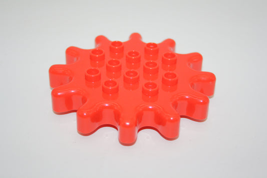 Duplo - großes Zahnrad 8x8 - rot - Ersatzteil