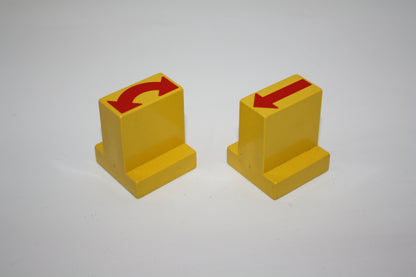 Duplo - Stellstein für Weichen & Wendeplatte/Halteplatte - Schienen - Eisenbahn