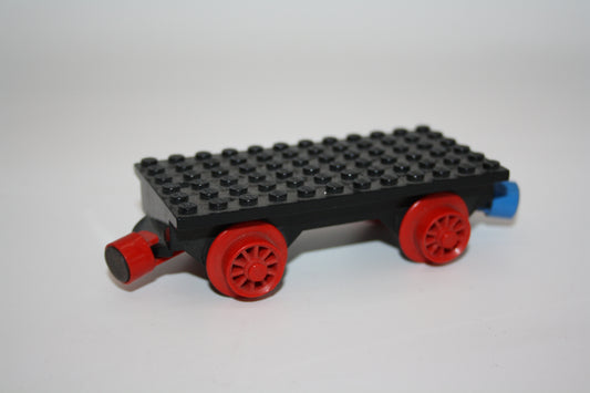 LEGO® Eisenbahn - 6x12 Anhänger mit Magnetkupplung -  4,5V-12V - schwarz - Waggon/Wagon