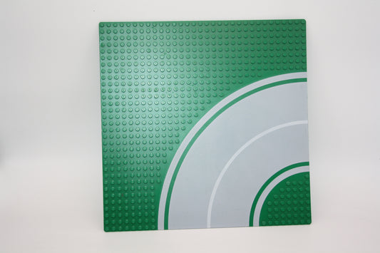 LEGO® - 32x32 Straßenplatte mit Kurve - grün - 613P01 - Platten - Base Plate