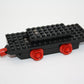 LEGO® Eisenbahn - 12V 12x4x3 1/3 Motor mit Reifen, Platte und 2 Schleifsteinen - schwarz - Waggon/Wagon