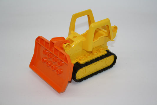 Duplo - Bulldozer/Bagger - gelb/orange - Baustelle - Fahrzeuge