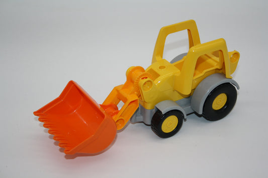 Duplo - Radlader/Bagger/Traktor m. Schaufel - gelb/orange - Baustelle - Fahrzeuge