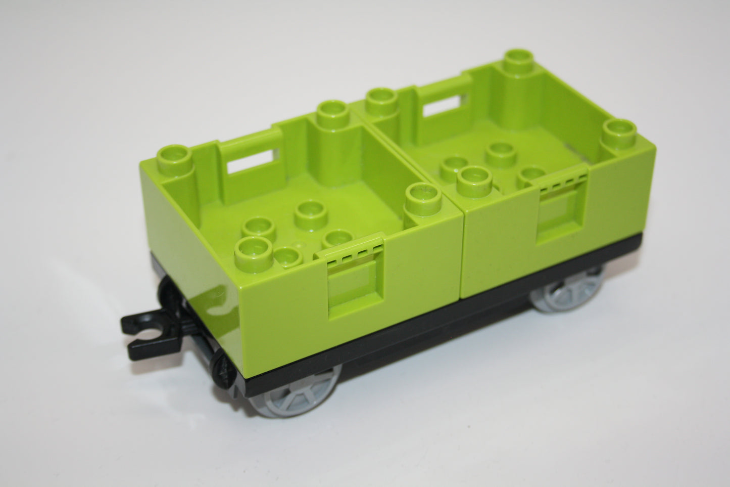 Duplo - Kistenwagen - schwarz/limegrün - Eisenbahn - Wagon/Waggon