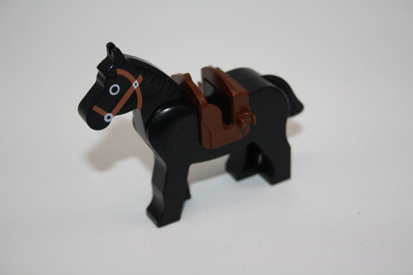 LEGO® - Pferd m. braunem Sattel/Gesattelt - schwarz - 30103 - Tiere
