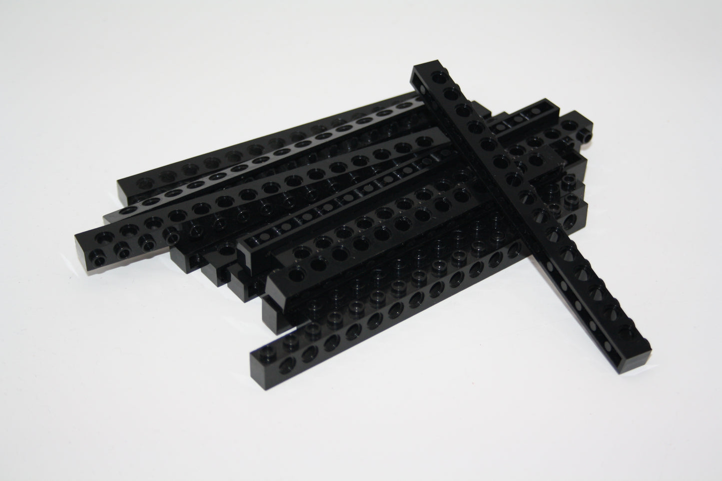 LEGO® Technik - 1x16 Brick/Stein/Lochbalken mit Loch - schwarz - 3703 - 6-13x Sparpaket
