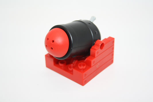 Duplo - Kanone mit Abschuss Funktion - rot/schwarz - zuf. Farbe des Pfeils- Zusammengebaut
