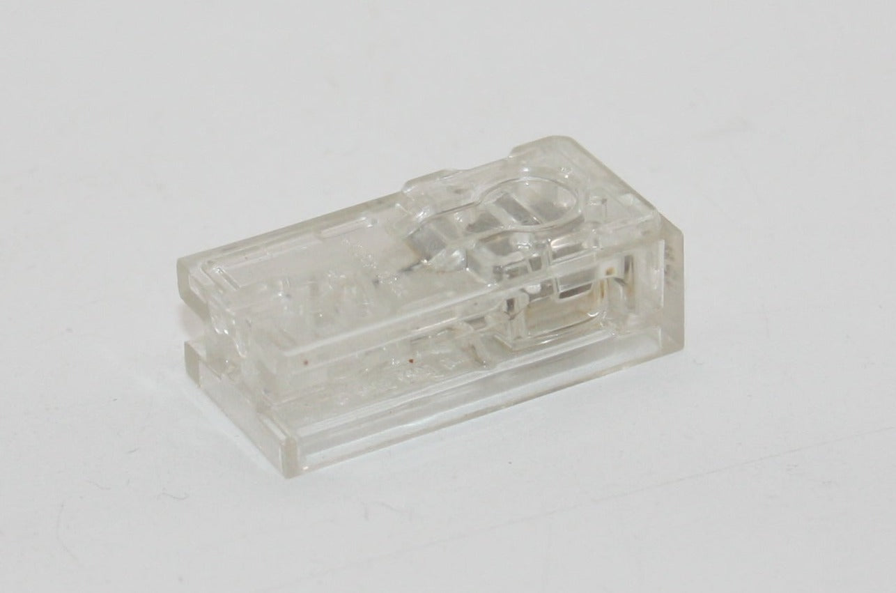 LEGO® - Elektro Leuchtstein/ Light Brick mit roter LED (2x4)- 54604c01 - klar- Stein/Brick