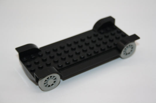 LEGO® Fabuland - Auto Fahrgestell/Fahrwerk 14x6 (ohne Kupplung) - 4362c01 - schwarz