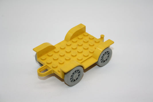 LEGO® Fabuland - Auto Fahrgestell/Fahrwerk 8x6 - 4796c01 - gelb