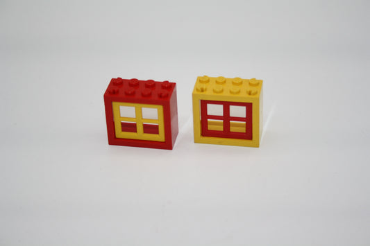 LEGO® - Fenster mit Kreuzfenster (2x4x3) - 6236c - versch. Farben