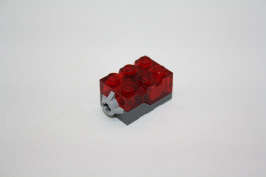 LEGO® - Elektro Leuchtstein/ Light Brick mit roter LED (2x3x1 1/3)- 54930c01 - rot - Stein/Brick