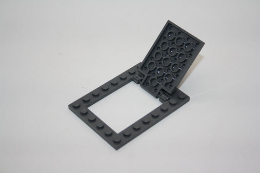 LEGO® - 6x8 Platte mit Falltür - 30041+30042 - dunkelgrau-neu - Platten - Base Plate