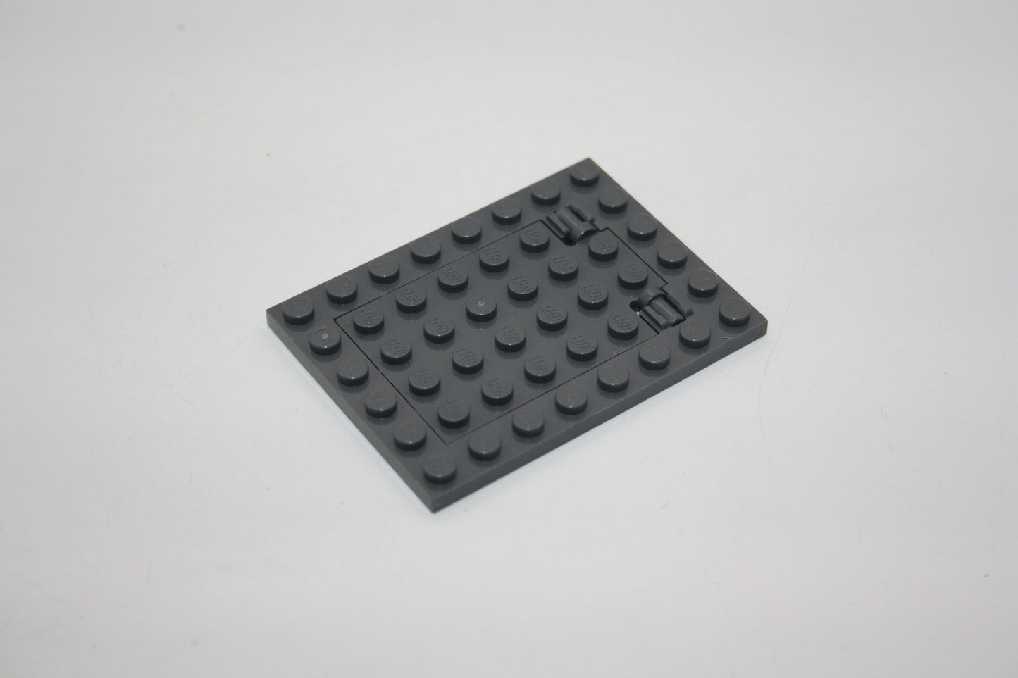 LEGO® - 6x8 Platte mit Falltür - 30041+30042 - dunkelgrau-neu - Platten - Base Plate