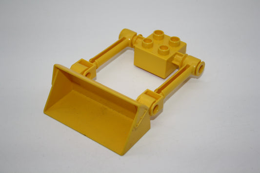 Duplo - Baggis Schaufel/Baggerschaufel m. Halterung - gelb - Ersatzteil