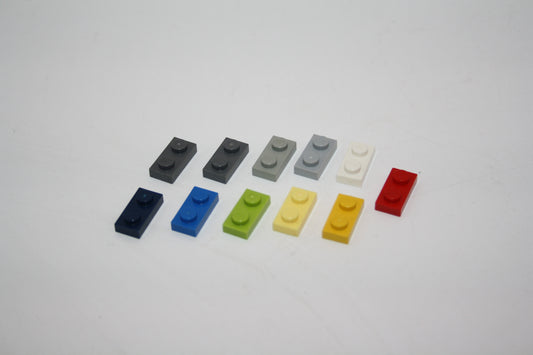 LEGO® - 1x2 Platte/Plättchen/Plate - versch. Farben - 3023 - Einzelteil