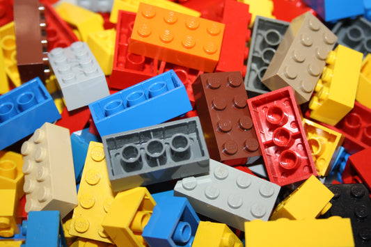 LEGO® - 2x4 Basic/Basis Steine/Grundbausteine (8er) - 3001 - bunt gemischt - 6x-100x Sparpaket