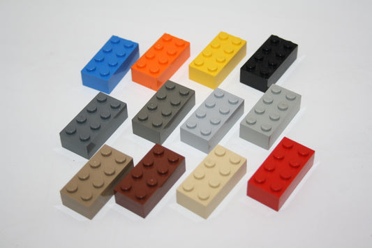 LEGO® - 2x4 Brick/Basic/Basis Stein (8er) - versch. Farben - 3001 - Einzelteil